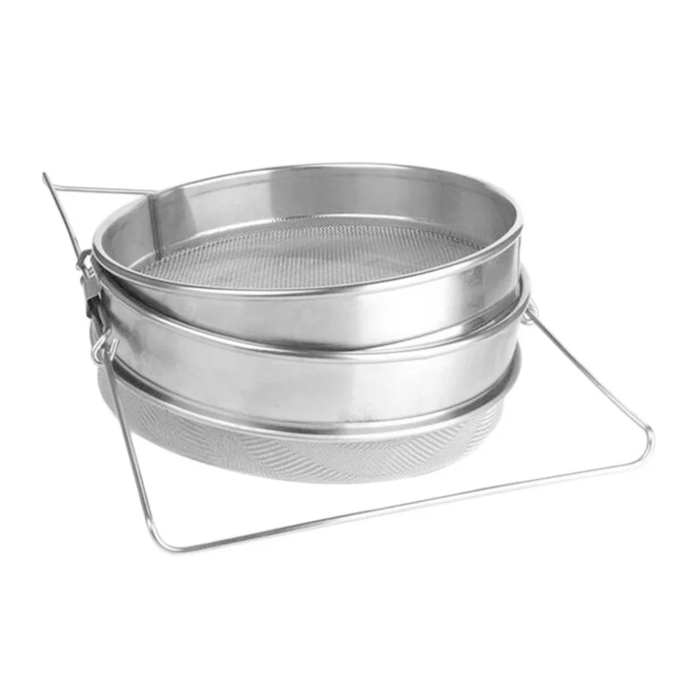 Stainless Steel Bilayer Honey Filters Strainer Network Screen Mesh