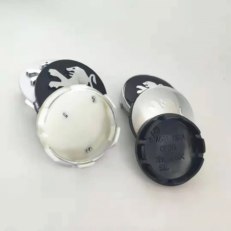 4 pcs 56mm 60mm Black Silver Car Center Wheel Hub Cap Center Wheel