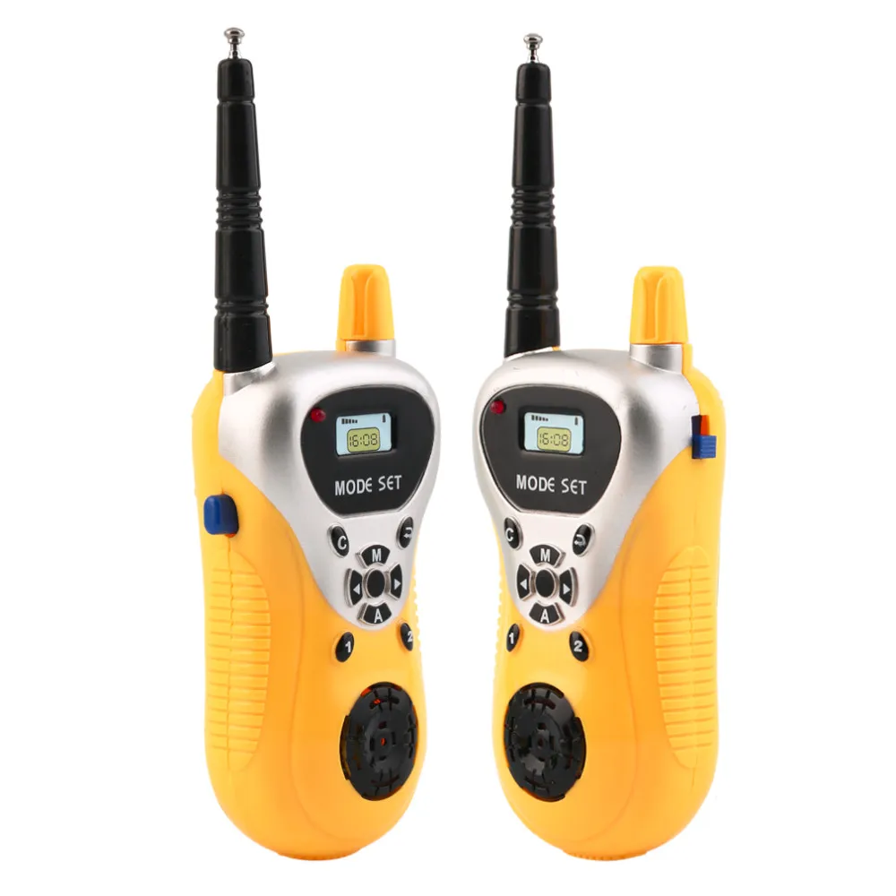2Pcs Electronic Walkie Talkie Toy Electronic Portable Two