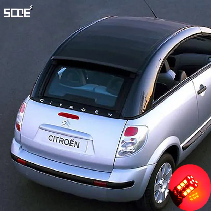 Для Citroen C3 Pluriel C3 Пикассо SCOE новинка 2X 30SMD светодиодный тормоз/Стоп/парковка/задние габаритные огни/источник света автомобилей Стайлинг