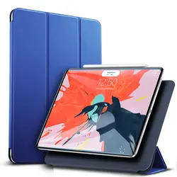 Магнитный смарт-чехол для iPad Pro 11 дюймов Чехол Trifold магнитный штатив чехол магнитное крепление прорезиненное покрытие для iPad Pro 12,9