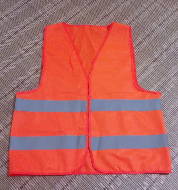 

Reflective vest High visibility reflective work vest warp knitted fabric Warning reflective safety vests made in China