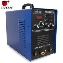 Aluminum Welder 220V TIG MMA ARC Stick 200A Welder AC DC IGBT Inverter Welding Machine With Welding Consumables TSE200G mini welding machine inverter 200a igbt mma arc welder portable ac 220v home industrial device welding inverters zx7 200