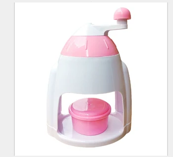 

Shaved ice machine DIY ABS Stainless steel blade Hand mini ice breaker handy ice crusher smoothies maker Sorbet producer