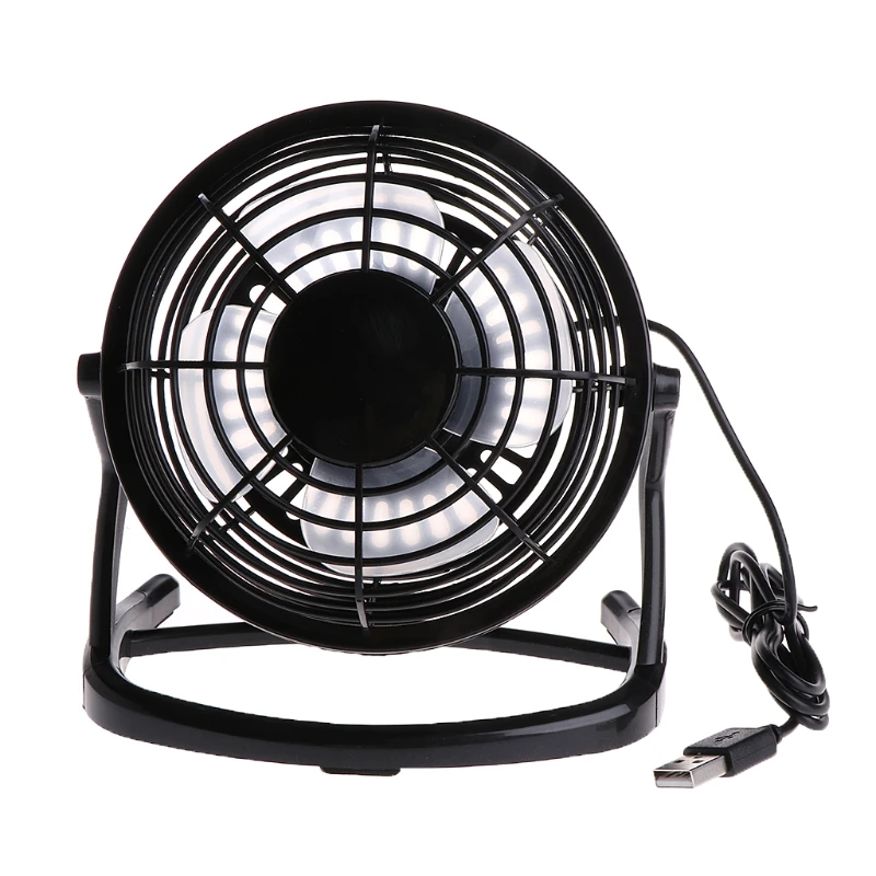 

Notebook Laptop Computer Portable Super Mute PC USB Cooler Desk Mini Fan Black