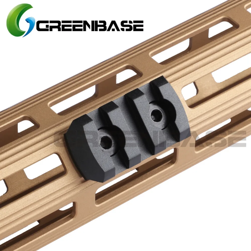 Greenbase سامسونج 3 فتحات MLOK السكك الحديدية القسم AR15 M4 M16 M-لوك Handguard 20 مللي متر Picatinny السكك الحديدية AdapterTactical السكك الحديدية قاعدة جبل