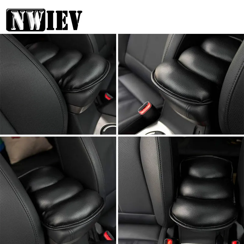 

NWIEV Center Console Car Armrests Cover Pad For Kia Rio K2 Ceed Sportage Hyundai Solaris tucson I30 IX25 creta Subaru Impreza XV