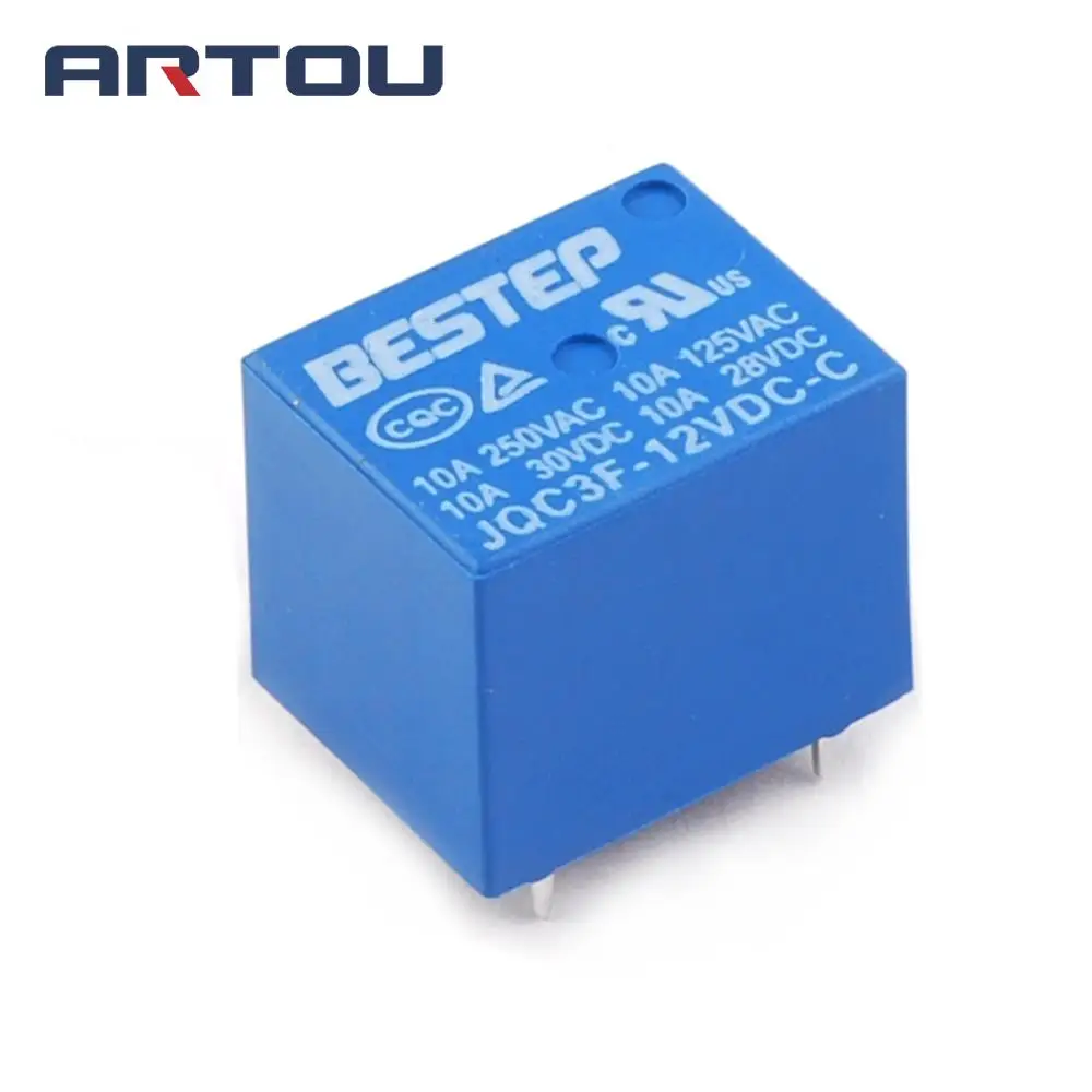 10 шт. BESTEP T73 12V реле синего цвета|relay 12v|relay 10pcsrelay 12v 10pcs |