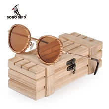 BOBO BIRD поляризационные деревянные солнцезащитные очки металлические ноги глаз носить UV400 линзы дропшиппинг Madeira Lentes De Sol U-AG027