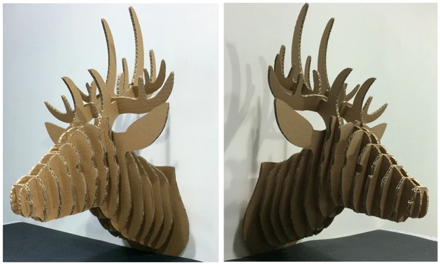 Handmade best quality cardboard animal heads paper deer,cardboard deer head  diy,deer cardboard|craft stick crafts|craft skicraft dress - AliExpress