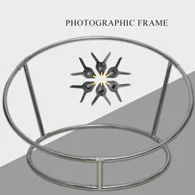 Новорожденный реквизит для фотосъемки позирующий стальной каркас для дивана Bebe аксессуары для фотосъемки позирующее гнездо круглая полка+ 6 шт. клипсы Новорожденный реквизит для фотосъемки позирующий стальной каркас для дивана Bebe аксессуары для фотосъемки позирующее гнездо круглая полка+ 6 шт. клипсы