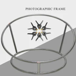 Newborn Photography Props Posing Steel Frame Sofa Bebe Accessoires Photographiques Posing Nest Round Shelf + 6pcs Clips Newborn Photography Props Posing Steel Frame Sofa Bebe Accessoires Photographiques Posing Nest Round Shelf + 6pcs Clips