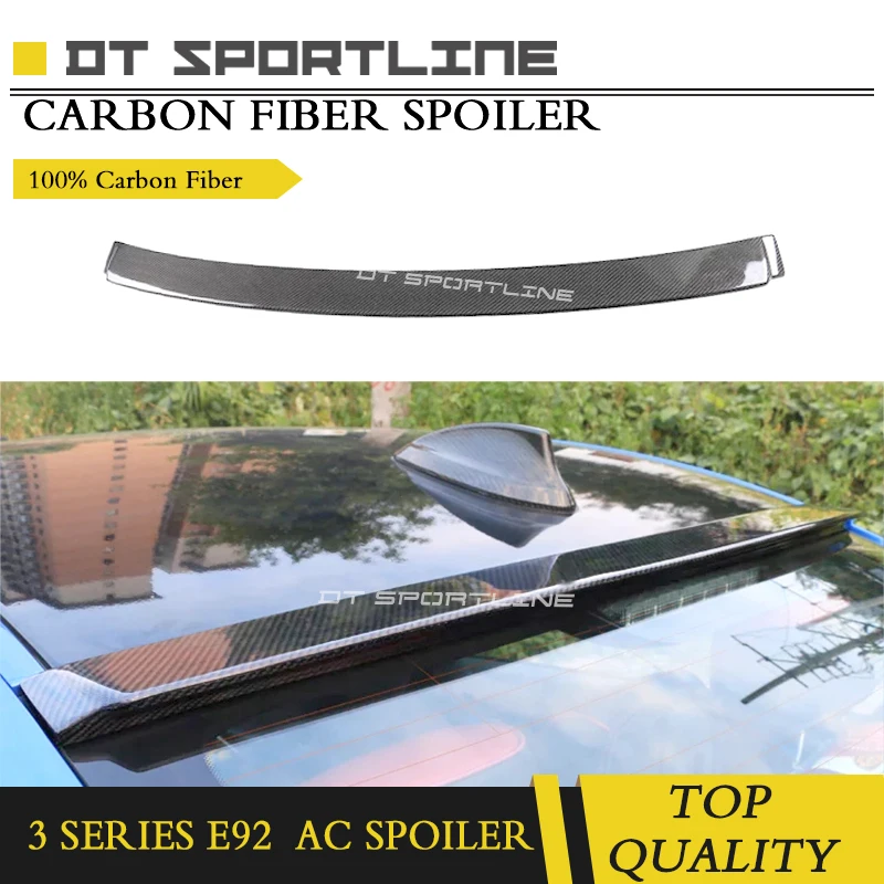 

Real Carbon Fiber material auto 2 Door / Coupe AC Style Spoiler add-on 2006 - 2013 Suitable For BMW E92