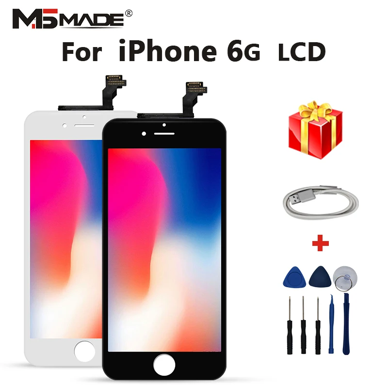

AAA+++ Quality LCDs For iPhone 6 6G LCD Display 3D Force Touch Digitizer Screen Replacement Parts Tianma No Dead Pixel