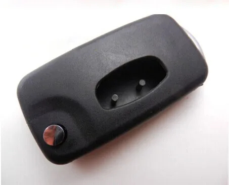 Blank modified flip folding remote key shell for Mitsubishi Outlander/Grandis 2 Buttons FOB Car Key Case Blanks