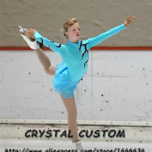 Женское платье для фигурного катания Изящные новые Брендовые платья для катания на коньках для соревнований по индивидуальному заказу DR3901