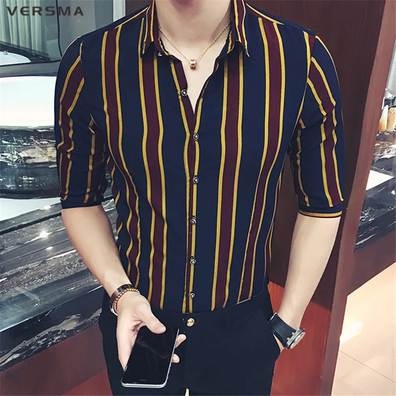 Stripe Shirt Men PU27 – iawear