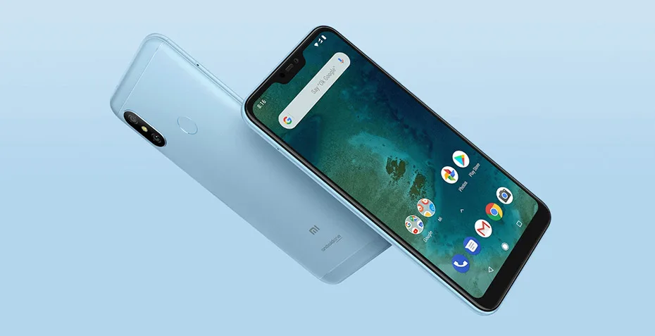 Xiaomi Mi A2 Lite 4 ГБ ОЗУ 64 Гб ПЗУ глобальная версия 5,8" 19:9 экран 4000 мАч Восьмиядерный мобильный телефон Snapdragon 625 Android One