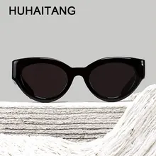 HUHAITANG солнцезащитные очки «кошачий глаз» Роскошные Брендовые женские солнцезащитные очки для женщин винтажные дизайнерские солнцезащитные очки женские Cateye Lropard солнцезащитные очки