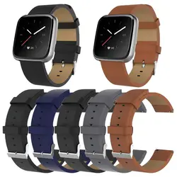 Fitbit Versa Lite/Versa кожаные умные часы с ремнем из замши с кожаным ремешком