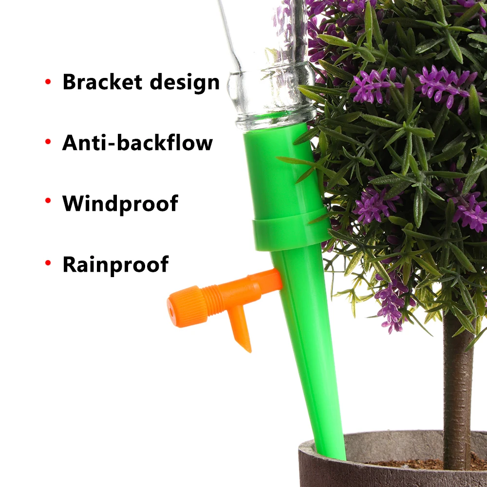 

1PC Plant Waterers Irrigation Self-Watering Kits System Automatic Watering Device with Rack Indoor Houseplant Garden Supplies