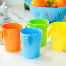 Compare Prices On Plastic Travel Coffee Mugs Online Ping 1 Pc 201ml 300ml Creative Plastic Mug Cup Coffee Milk Travel Mugs Brief Solid Home Office Water Portable Handgrip Tea