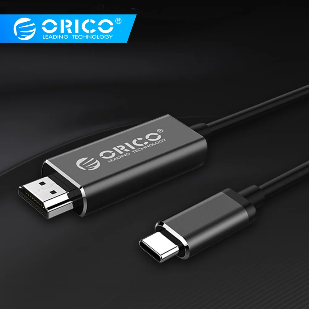  ORICO Type C to HDMI Converter USB 3.1 USB-C to HDMI Cable for MacBook Samsung Galaxy S9/S8/Note 9 