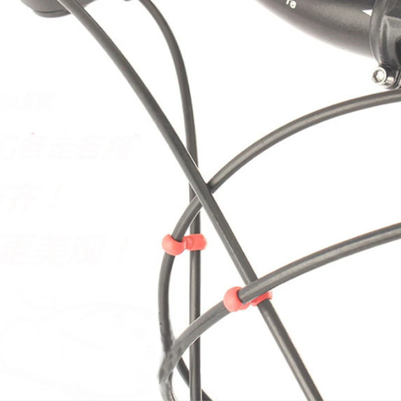 10 шт. вращающийся C/S Пряжка велосипедный тормоз переключатель кабель переключения линии трубки трубопровода устройство для хранения кольцо застежка Аксессуары для велосипеда MJ