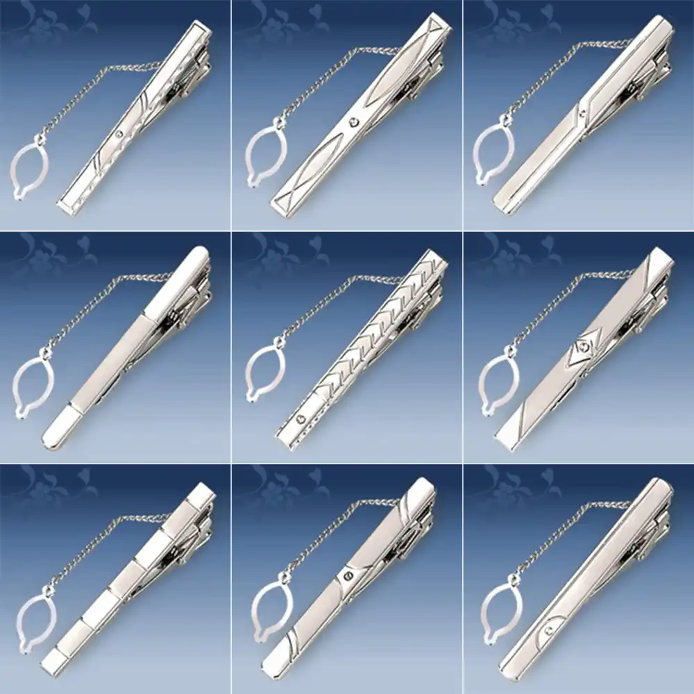 BELTI Barra de Corbata de Negocios Barra de Corbata para Hombres Clip de Corbata Plata Creativa Clips de Moda de Alta Gama Regalos Encantos Joyas Pines M/úsica Nota Decoraci/ón Camisa Traje Accesorios