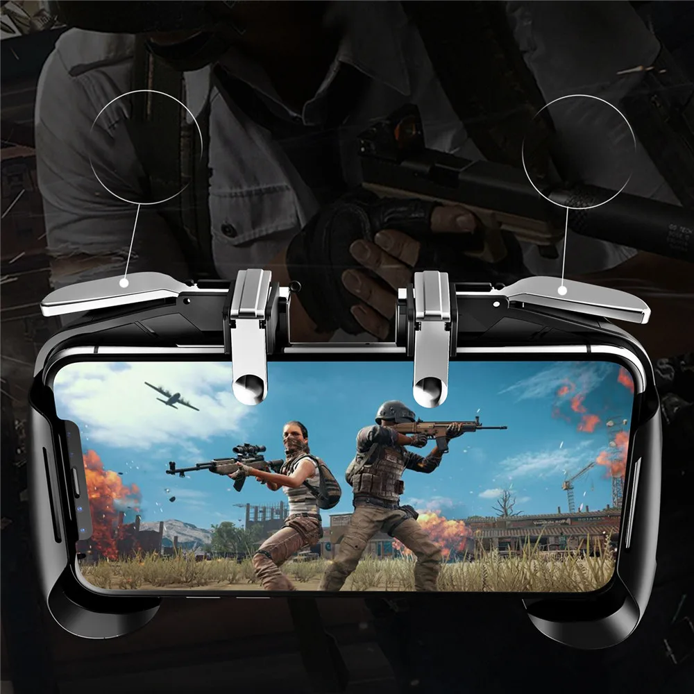 Colorful AK16 Gaming Joystick Gamepad Trigger Fire Button L1R1 Shooter Stretchable PUBG Game Contro