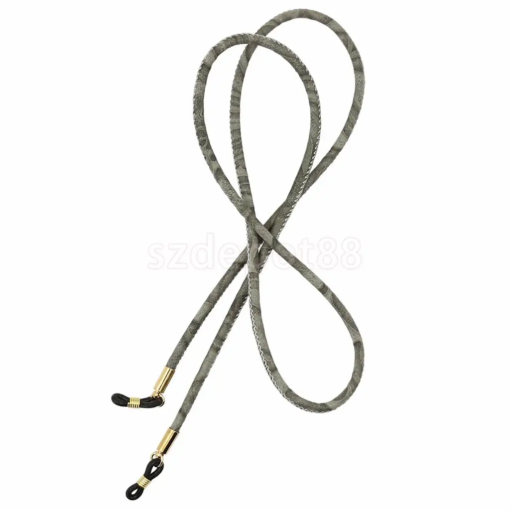 Eyeglasses Chain Sunglasses Rope Anti-slip PU Leather Spectacles String Holder Eyewear Reading Glasses Eyewear Cord 