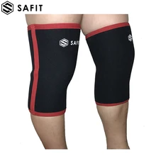 1 пара наколенников поддерживающие компрессионные неопреновые 7 мм для мужчин и женщин для приседаний, тренажерного зала, силовой лифтинга, тяжелой атлетики