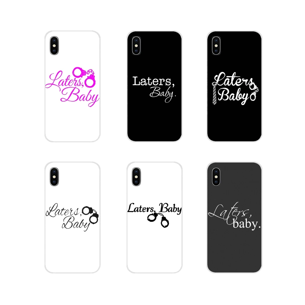 Laters Baby Fifty Shades of серый для Samsung Galaxy A3 A5 A7 J1 J2 J3 J5 J7 2015 2016 2017 аксессуары чехлы