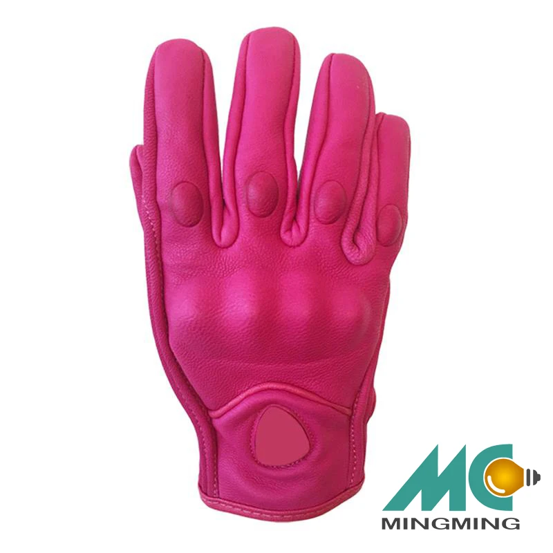 pink bike gloves