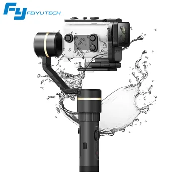 

Feiyutech Feiyu G5GS Handheld Gimbal for Sony AS50 AS50R AS300 AS300R Sony X3000 X3000R Splash Proof 3-Axis Stabilizer