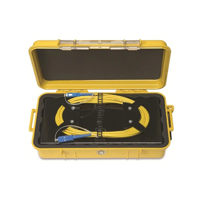 

Orientek 500M SM Fiber Optic OTDR Launch Cable Box for OTDR with Wavelength singlemode 1310/1550 nm