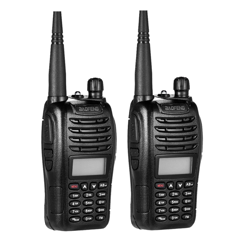 2 шт. портативная рация Baofeng uv b6 двухстороннее радио двухдиапазонный УКВ 136 174/400 470