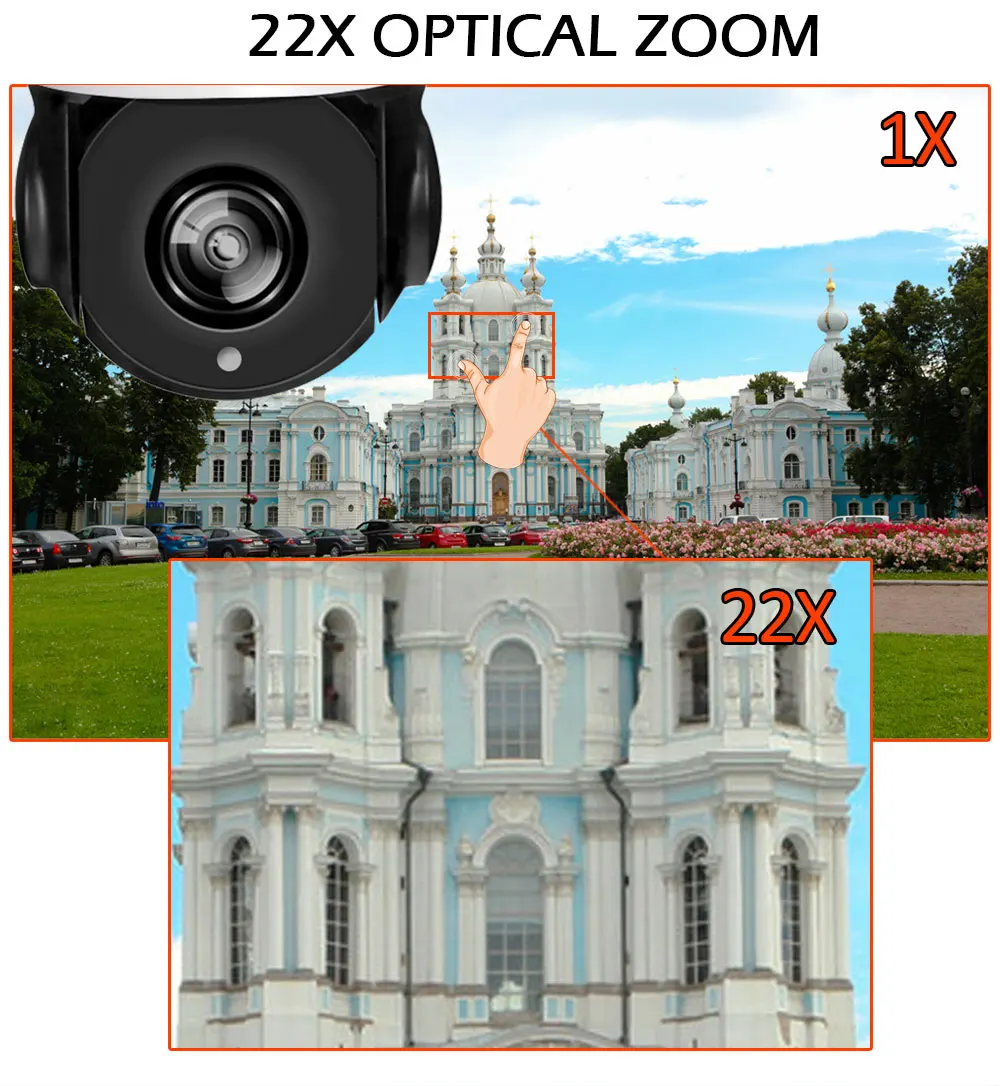 Câmera de Segurança ao ar Câmera ip Ptz 4g 3g Sim sd Cartão Dome Wifi Livre 22x Zoom Óptico Noite Cctv Vídeo Vigilância Ysa 1080 p hd 7 Câmeras de vigilância