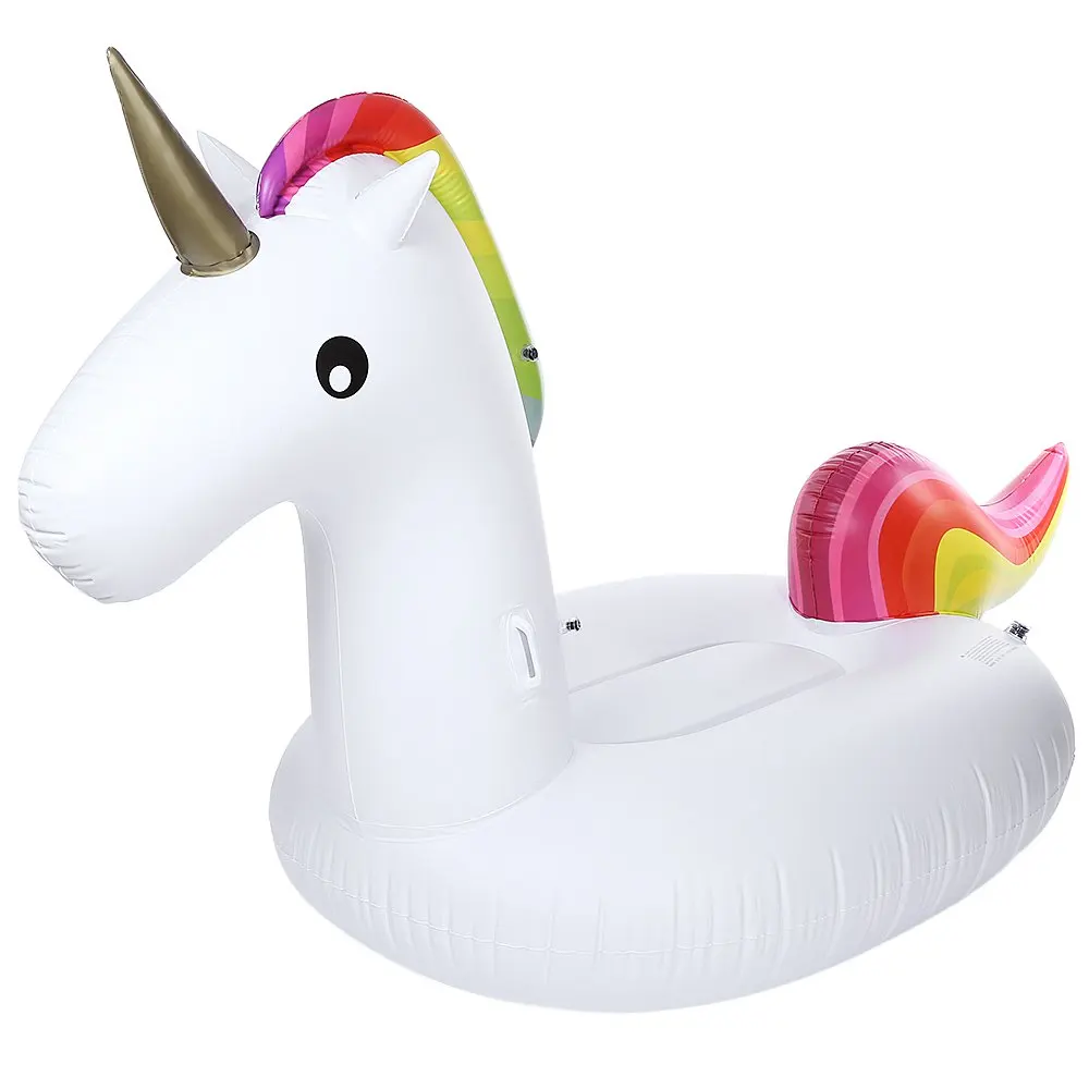 

Inflatable Air Garden Beach Sofa Giant Unicorn Floating Rideable Swimming Pool Float Environmentally Summer Water Fun Air Raft