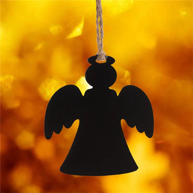 10pcs Small Blackboard Pendant Christmas Decorations Children's Home decor Ornaments Party Christmas Decorations for Home O15 (4)