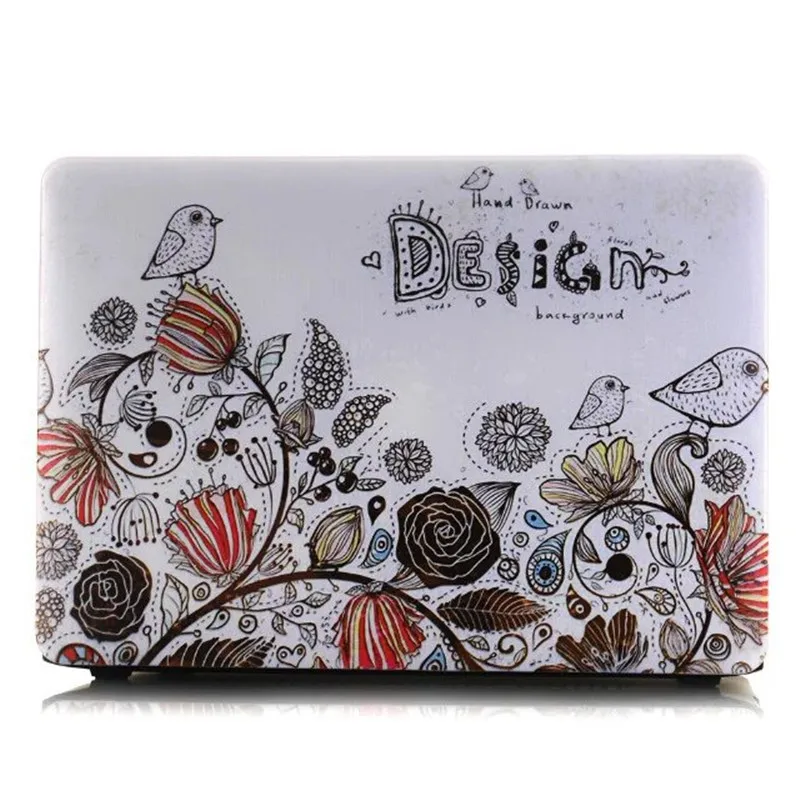 Flower Printing Texture Hard Case For apple Macbook Air 11 12 13 Pro 15 Retina Matte Oil Planet 3D Cover Protective Shell | Компьютеры и