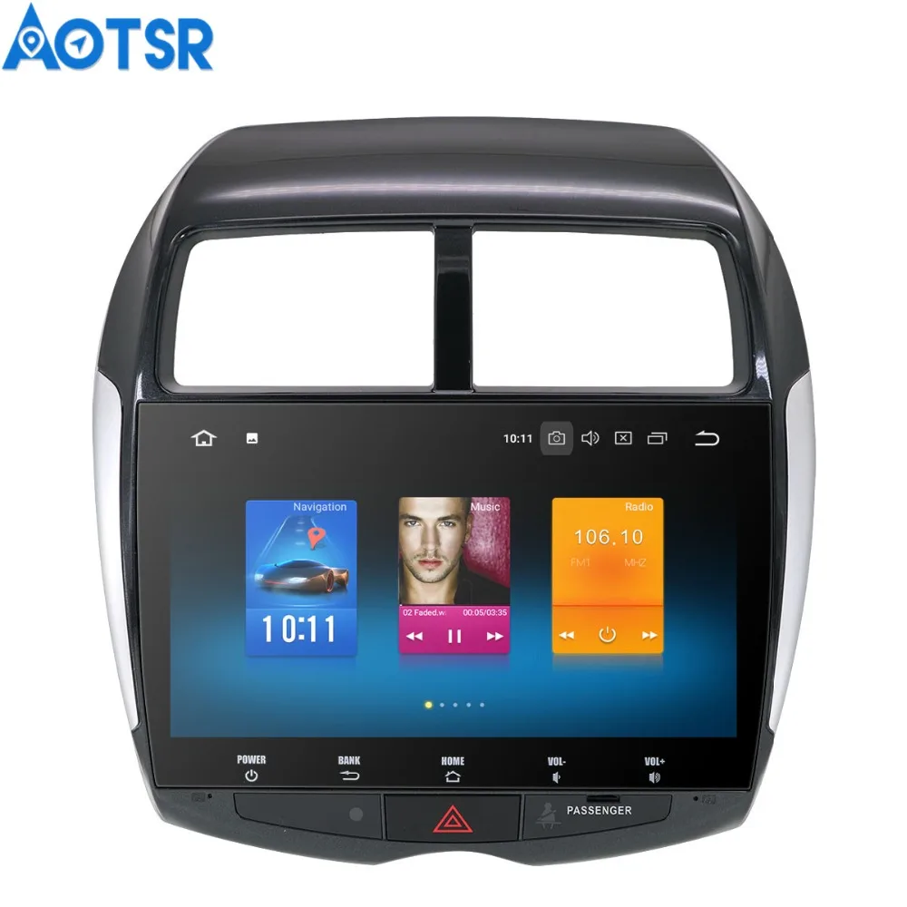 10,2 дюймов Android 8,0 7,1 для Мицубиси ASX RVR Outlander Sport 2010 2011 2012 2013 gps навигация автомобильное радио без DVD плеер