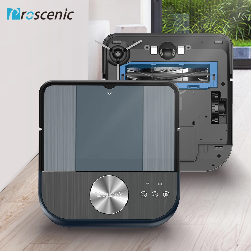 Робот пылесос Proscenic Cocosmart 880L с поддержкой Wi Fi и возможностью подключения Alexa 2 в 1