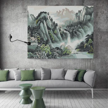 

paint by number art painting by numbers adult hand-drawn landscape creative living room landscape painting