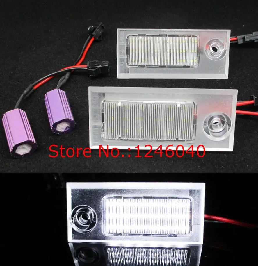 Error free18LED License plate light number plate lamp for Audi A6 C5