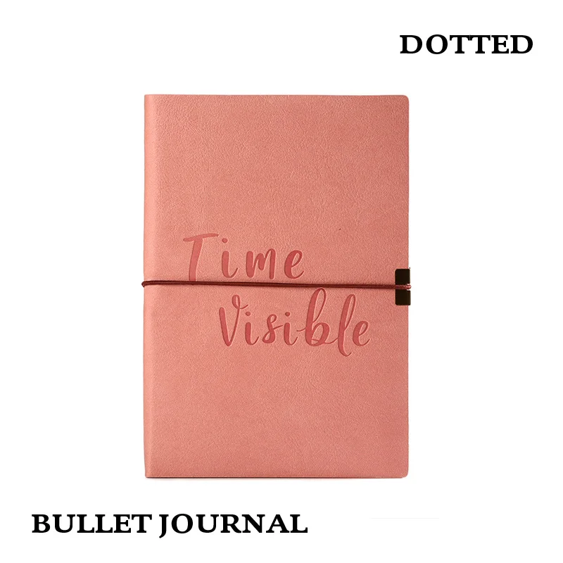 Dot Grid Elastic Band Soft Cover Notebook Creative Cute Simple Fashion Dotted Bullet Journal Bujo Dot Grid Elastic Band Soft Cover Notebook Creative Cute Simple Fashion Dotted Bullet Journal Bujo