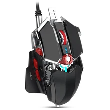 Проводная компьютерная игровая мышь Бесшумная светящаяся 4000 dpi USB мышь для компьютера ноутбука QJY99