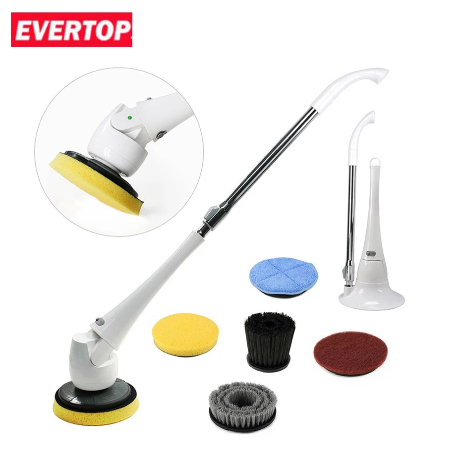 EVERTOP Household Electric Handheld Cleaner Multifunction Steady Rotating Cleaning Machine for