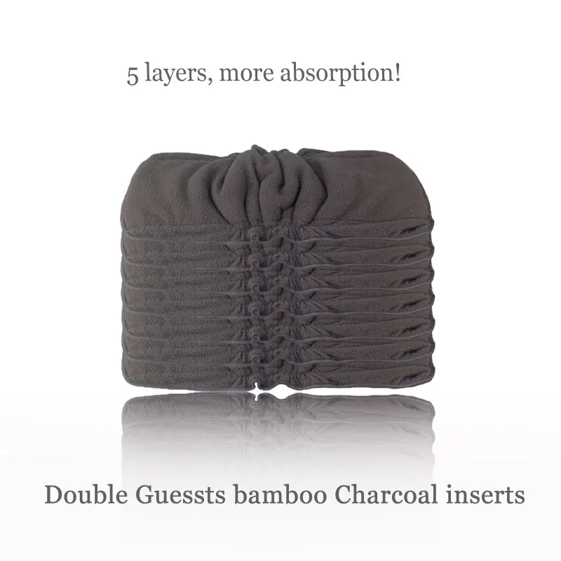

Babyfriend Reusable Bamboo Cotton Insert Baby Cloth Diaper Mat Bamboo Charcoal Nappy Inserts Changing Liners Cotton Inserts