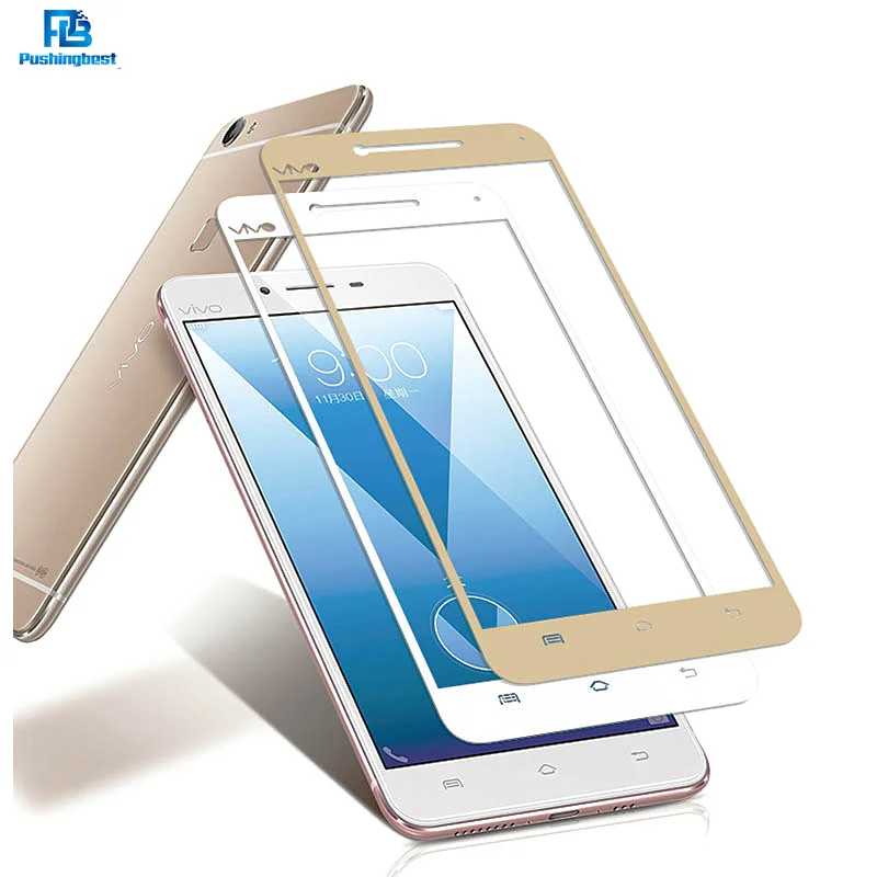 Pushingbest Full Cover Tempered Glass For ViVO V3 V3 Max Full Coverage